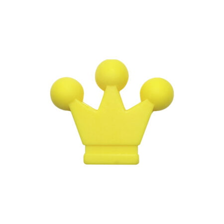 Crown - Motif bead - Pastel yellow