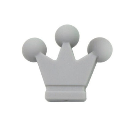 Crown - Motif bead - Grey