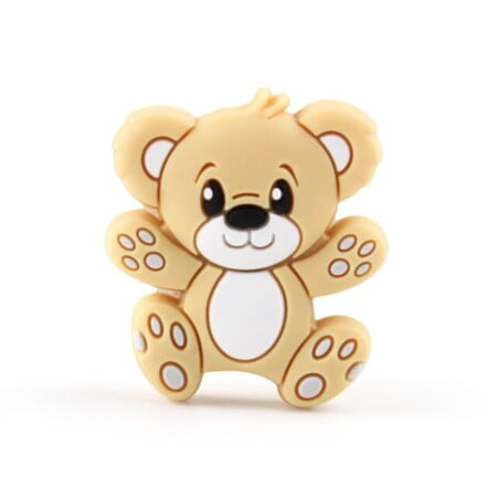 Teddy bear - Motif bead - Beige