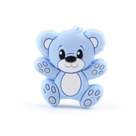 Teddy bear - Motif bead - Baby blue