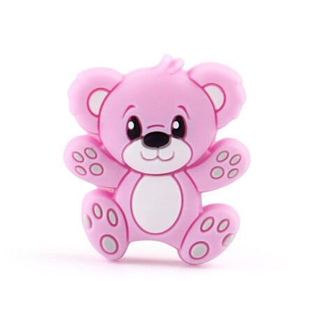 Teddy bear - Motif bead - Purple