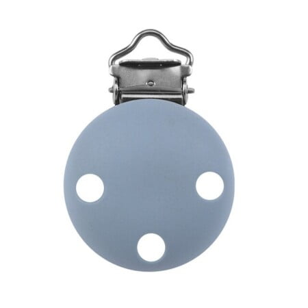 Round silicone clips - Dark gray