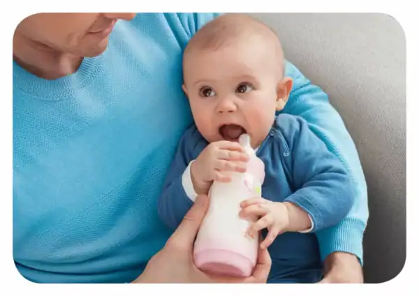 Anti-Colic Water Bottle | Pink - 260ml - Image 3