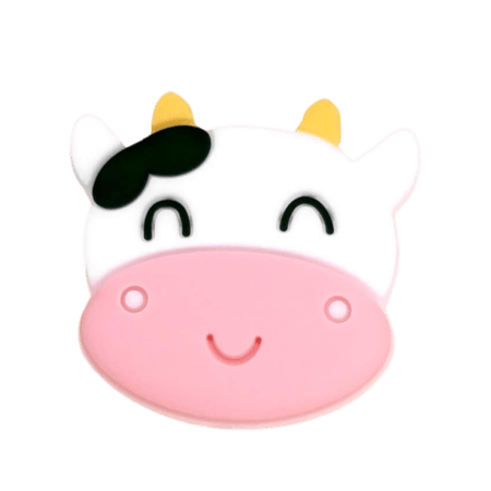 Ku (head) - Motif bead - Pink