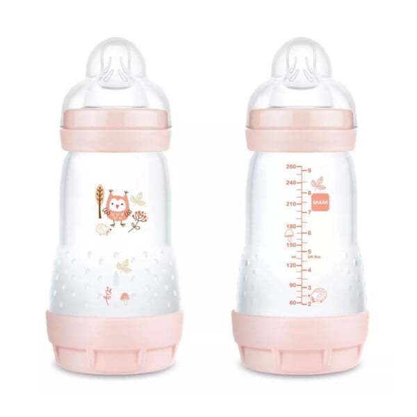 Anti-Colic Water Bottle | Pink - 260ml