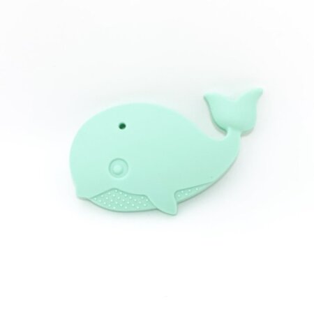 Bite figure - Mint green whale