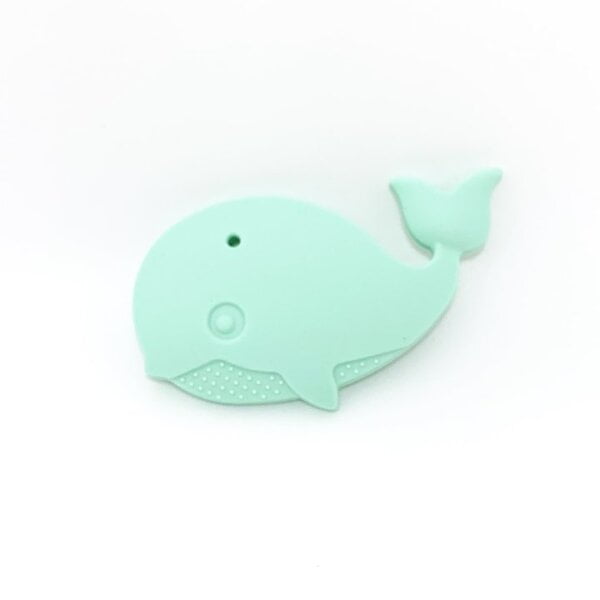 Bite figure - Mint green whale