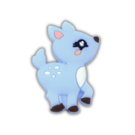 Fallow deer - Motif bead - Baby blue