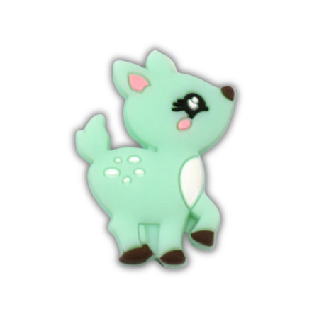 Fallow deer - Motif bead - Mint