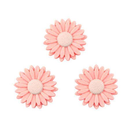 Pink flower - motif bead