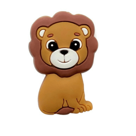 Lion - Motif bead - Brown